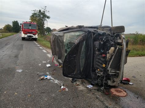 Wypadek Drogowy W Brochowie Komenda Powiatowa Pa Stwowej Stra Y