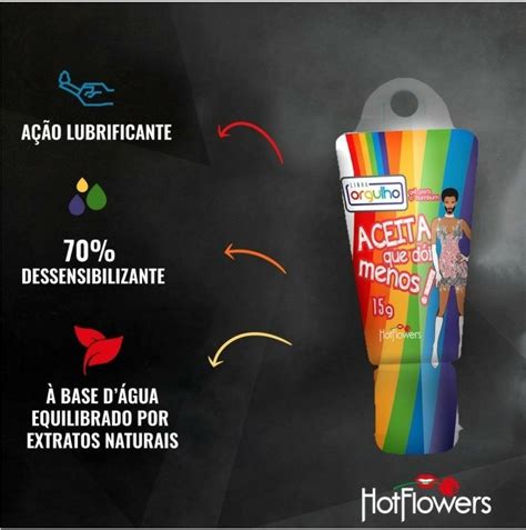 Hot Flowers Aceita Que D I Menos Anest Sico E Excitante Anal Gr