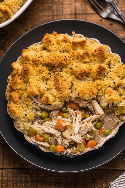 Turkey Pot Pie With Stuffing Crust The Ultimate Comfort Food For