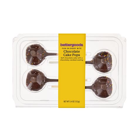 bettergoods Chocolate Cake Pops, 5.4 oz - Walmart.com