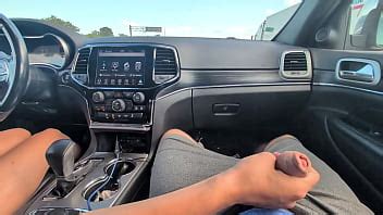 Messy Handjob With Huge Cumshot While Driving XVIDEOS
