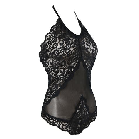 Sexy Cute Black Lace Teddy Lingerie N11220
