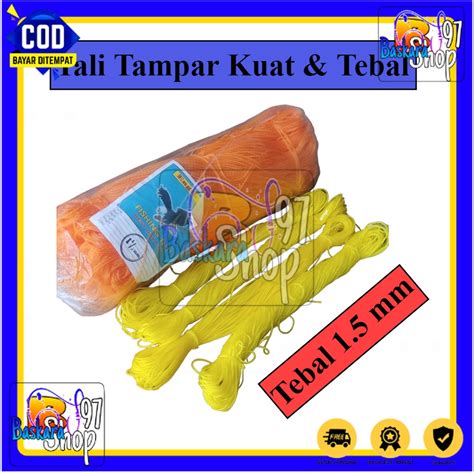 Jual Tali Tambang Plastik Mm Tampar Plastik Benang Pondasi