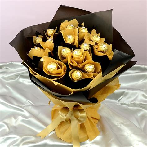 Ferrero Rocher In A Bouquet Valentine Chocolate Bouquets