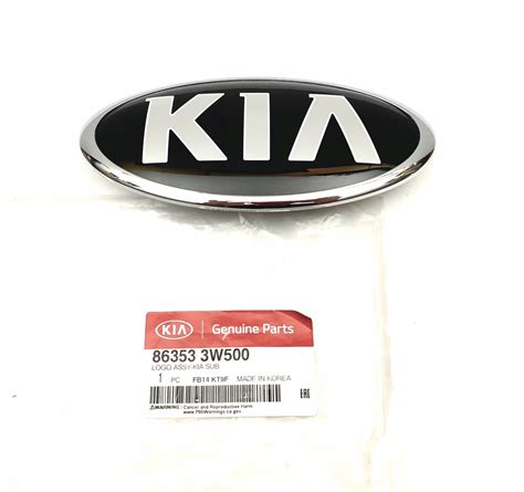 KIA SPORTAGE III 3 Znaczek Emblemat Logo NOWE OE 11979954160