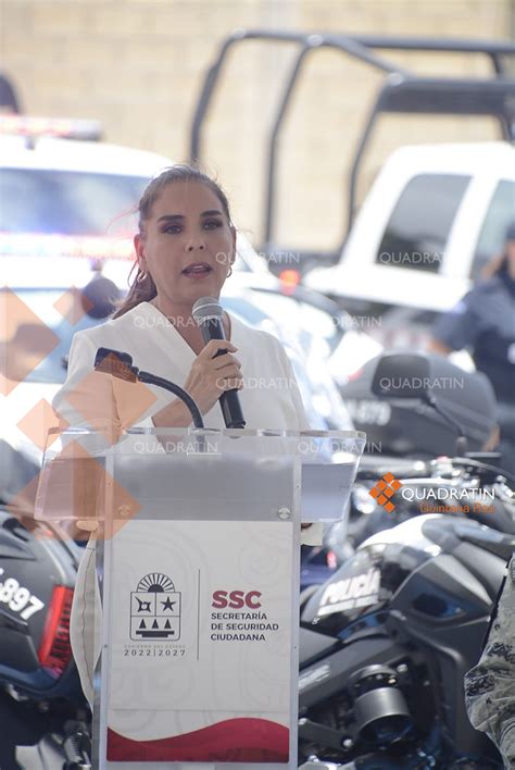 Fortalece Mara Lezama seguridad de Quintana Roo con vehículos y