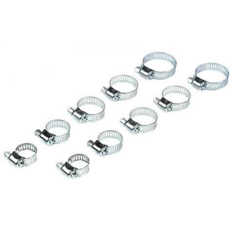 Jeu De 10 Colliers De Serrage 17 A 32mm Acier Galvanisé Cdiscount Bricolage