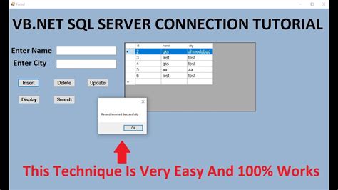 Vb Net Insert Update Delete View And Search Data With Sql Database