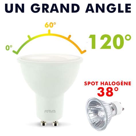 Lot De Spot Ampoules Led Dimmable Gu W Eq W