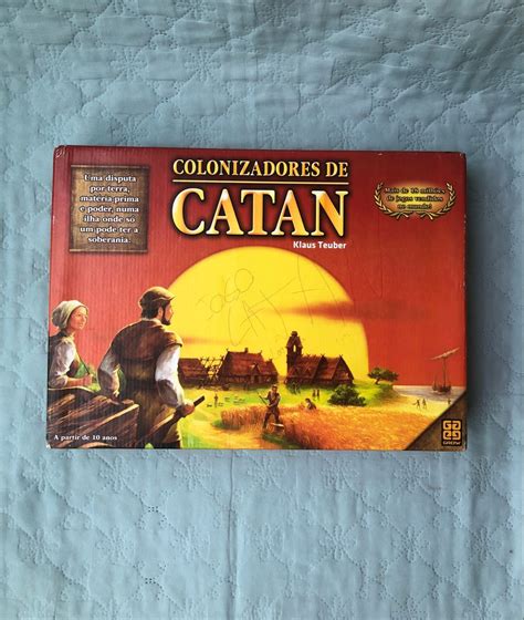 Jogo Colonizadores De Catan Grow Completo Jogo De Tabuleiro Grow