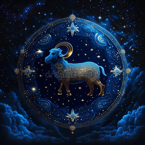 Sheep Zodiac Sign. Zodiac Sign in Neon Light Stock Illustration - Illustration of zodiacal, sign ...