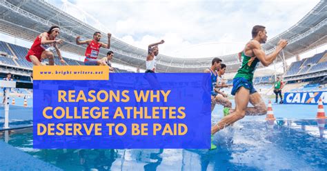 Why College Athletes Should Be Paid Bright Writers