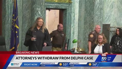 Attorneys For Delphi Murder Suspect Withdraw From Case Youtube