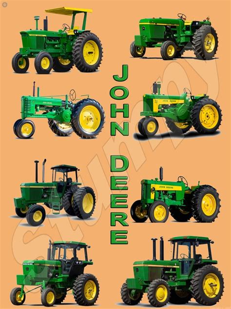 John Deere Tractors Sign 9x12 Or 12x16 Etsy