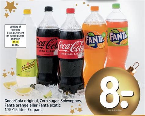 Coca Cola Original Zero Sugar Schweppes Fanta Orange Eller Fanta