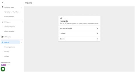 Insights: Cohort Exports – FeedbackFruits