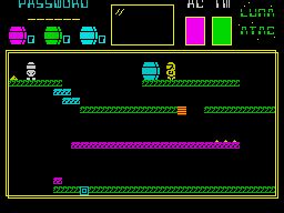 Screenshot Of Luna Atac Zx Spectrum Mobygames