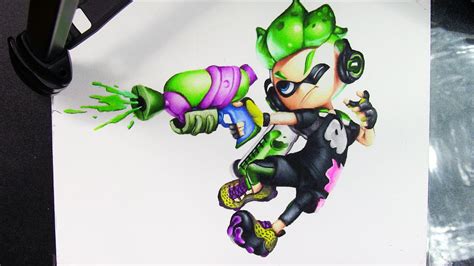 Dibujo Inkling Boy De Splatoon 2 By Adrianzx On Deviantart