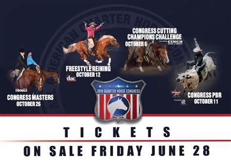 Special Event Tickets For 2019 Quarter Horse Congress Go On Sale ...