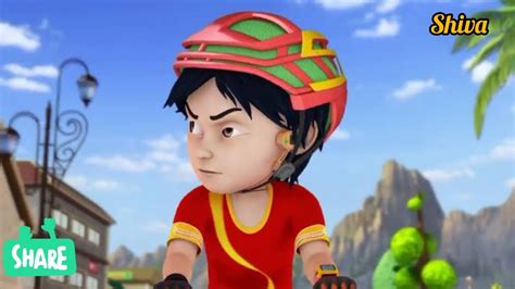 Shiva शिवा Best New Cycle Stunt Episode Cartoon Shiva New Episode