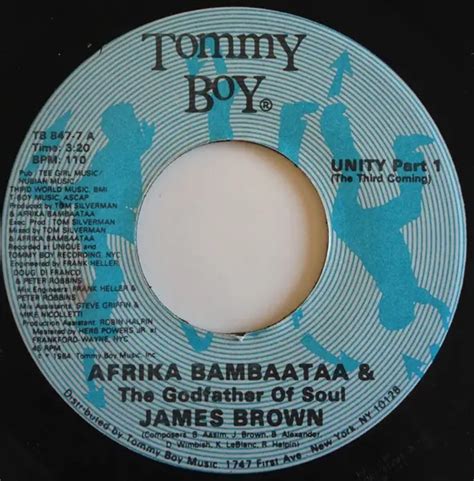 Afrika Bambaataa And James Brown Unity Vinyl Records Lp Cd On Cdandlp