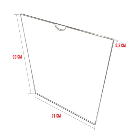 Porta Folletos Exhibidor A Plano