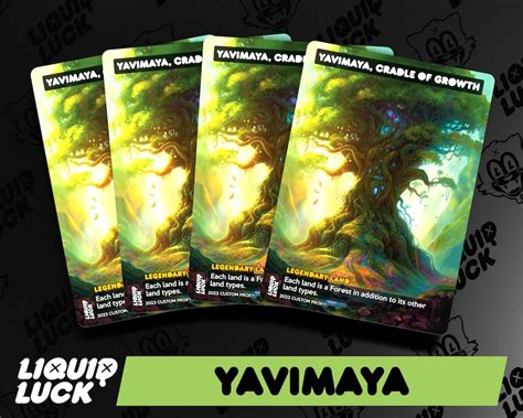 Yavimaya Cradle Of Growth MTG Proxy Full Art Custom MTG Proxy Perfect