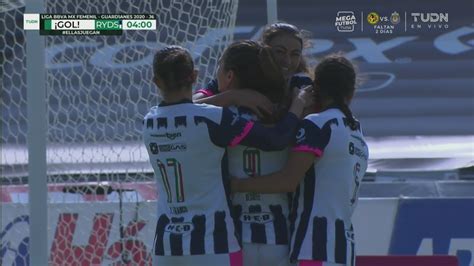 Gol De Vestidor Rayadas Anota El Con Gran Remate De Burkenroad