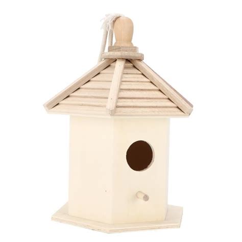 ZERONE Maison D Oiseau Nids De Pavillon D Oiseaux Nichoir Portable En