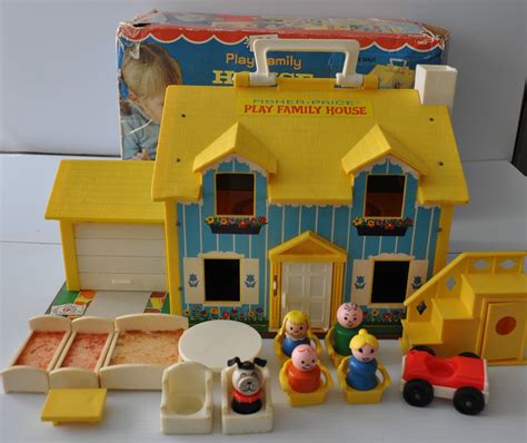 Vintage Fisher Price Little People Playset with Original Box