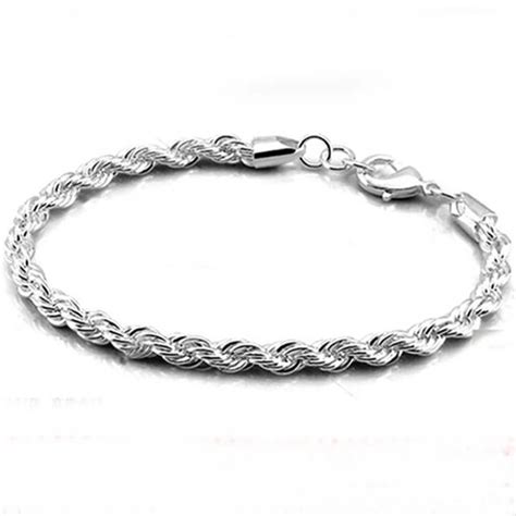 Shellhard Silver Pleated Alloy Bangles For Women Lovely Twisted Rope