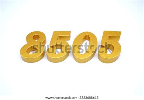 number   goldpainted teak  stock photo  shutterstock
