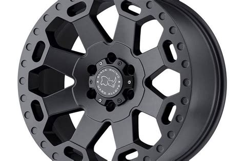 Alloy Wheel Matte Gunmetal Warlord Black Rhino