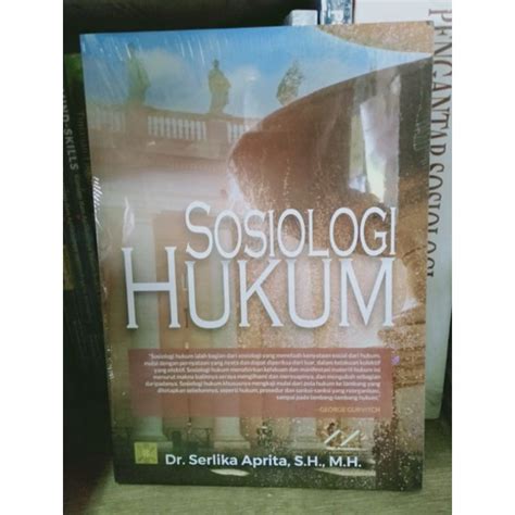 Jual BUKU SOSIOLOGI HUKUM Serlika Aprita Shopee Indonesia