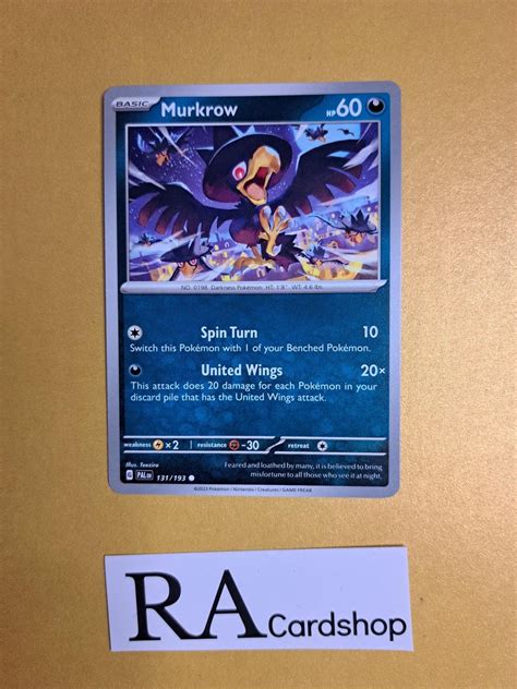 Murkrow Common Paldea E K P Fr N Racardshop P Tradera