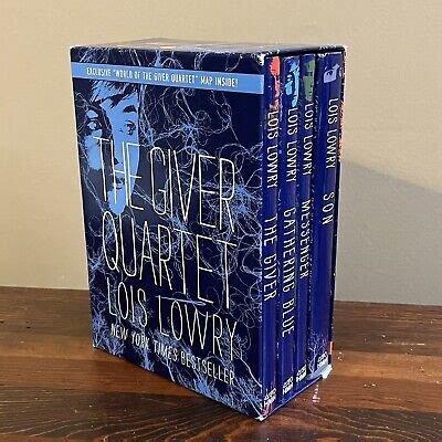 The Giver Quartet Boxed Set Lois Lowry 2014 Giver Gathering Blue