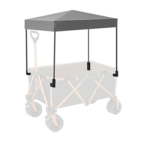 Canopy Attachment For Wagon Adds Protection From The Elements