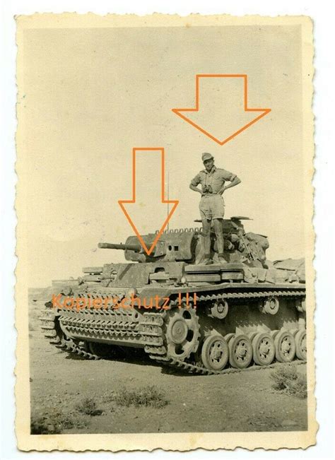 Wehrmacht Dak Afrikakorps Panzer Tank Combat Front Stellung Postimages