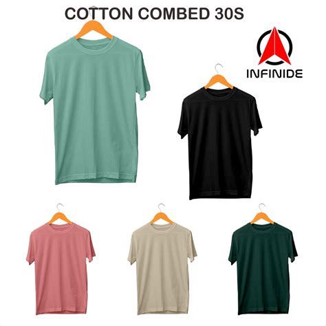 Jual Infinide Kaos Polos Pendek Cotton Combed 30s Premium Kaos Polos