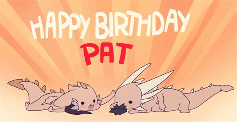 Happy Birthday Pat by schl4fmuetze on DeviantArt