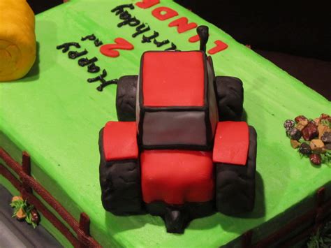 Red Tractor Cake