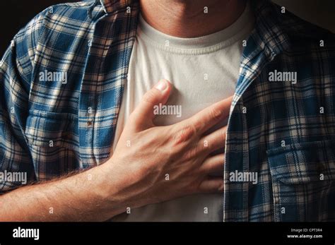 Chest Pain And Man Hi Res Stock Photography And Images Alamy