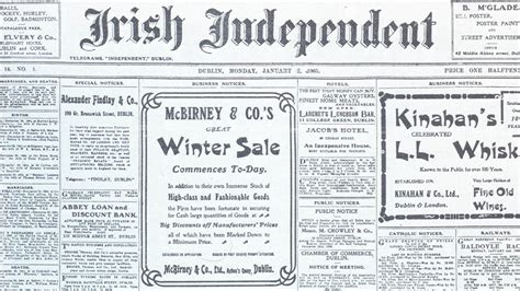 Irish Newspapers Archive via UCD Library