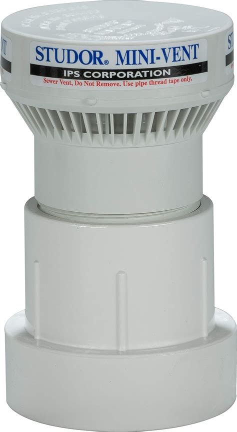 Studor 20341 Mini Ventilación Válvula De Admisión De Aire Con Adaptador