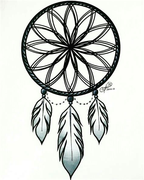 Dream Catcher Drawing Easy | Free download on ClipArtMag