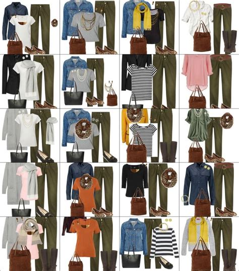 Capsule Wardrobe Fall 2016 Olive Pants Outfits Olive Pants Outfit Olive Green Pants Outfit