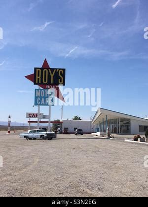 Roy S Motel Cafe At Amboy California USA On The Historic Route 66