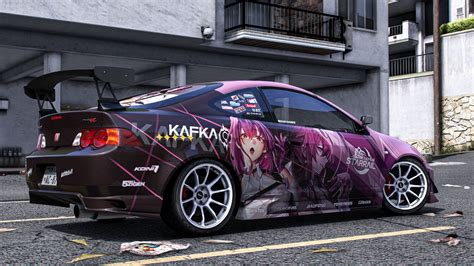 Itasha Honda Integra Type R Dc Honkai Star Rail Kafka Paintjob