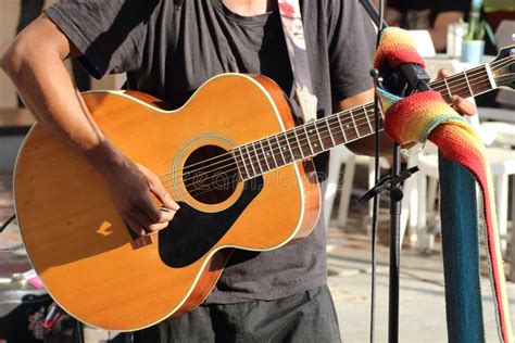 Artists Perform in the Street. Buskers Festival Stock Image - Image of ...