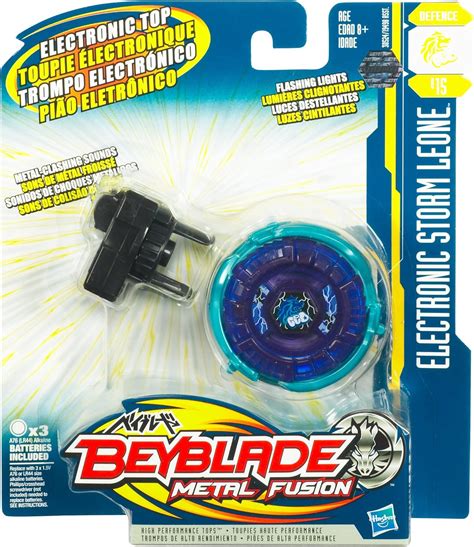 Beyblade Hasbro Metal Fusion Peonzas Electr Nicas Storm Ieone Peonza